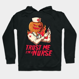 Trust Me I'm A Nurse Halloween Pumpkin Hoodie